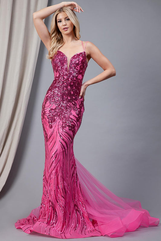 Hot Pink Gown