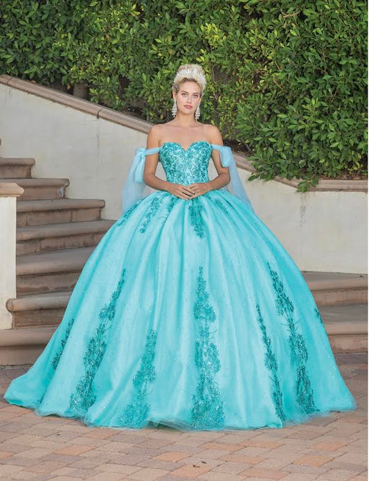 15 & 16 Gown Turquoise